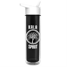 The Chiller - 16 oz. Double Wall Insulated Bottle with Flip Straw Lid